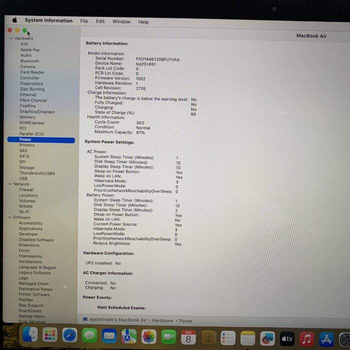 Macbook Air M1 256GB Space Grey - Image 7