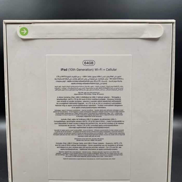 iPad (10th Generation) 64GB Silver Wifi + Cellular (Brand New / Sealed) - Image 4
