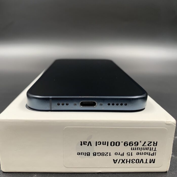iPhone 15 Pro 128GB Blue Titanium - Image 6