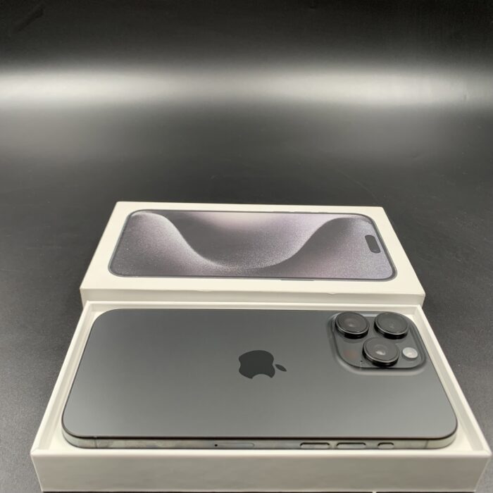 iPhone 15 Pro Max 256GB Black Titanium (Physical Dual Sim) - Image 2