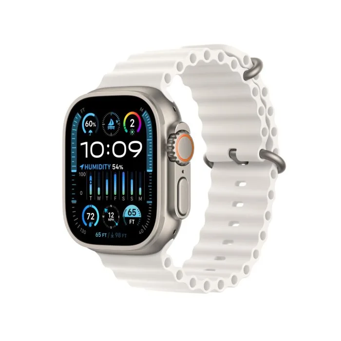 Apple Watch Ultra 2 With White Ocean Band
