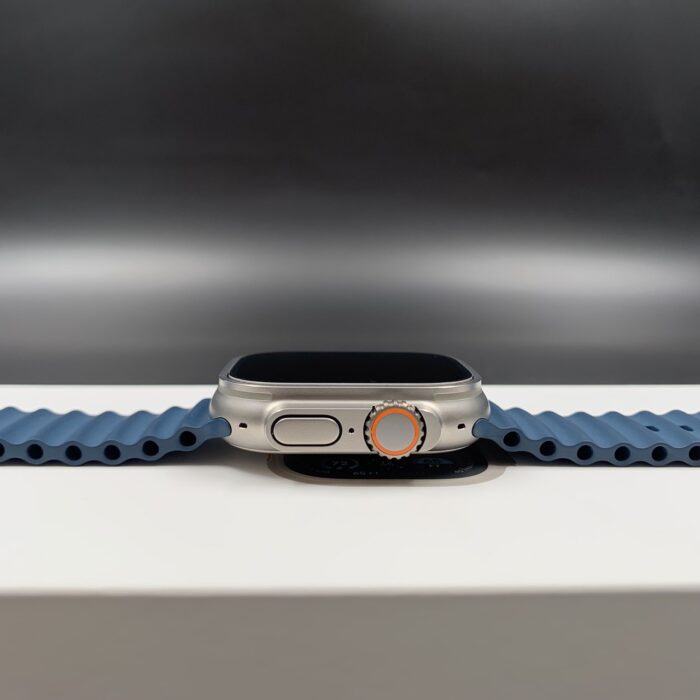 Apple Watch Ultra 2 49MM Titanium Blue Alpine Ocean Band - Image 2