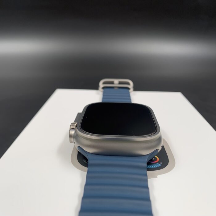 Apple Watch Ultra 2 49MM Titanium Blue Alpine Ocean Band - Image 3
