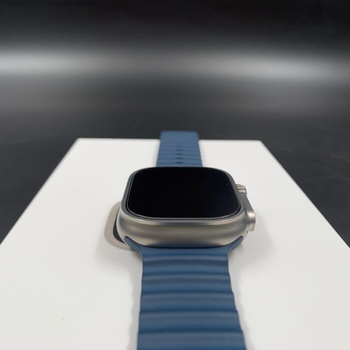 Apple Watch Ultra 2 49MM Titanium Blue Alpine Ocean Band - Image 5