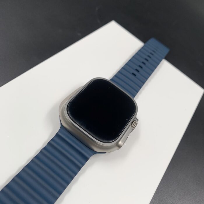 Apple Watch Ultra 2 49MM Titanium Blue Alpine Ocean Band - Image 6
