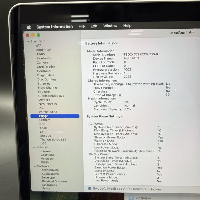 Macbook Air M1 256GB Space Grey - Image 5