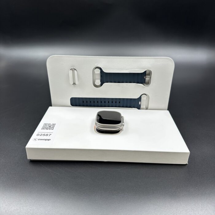 Apple Watch Ultra 2 49MM Titanium Blue Ocean Band - Image 2