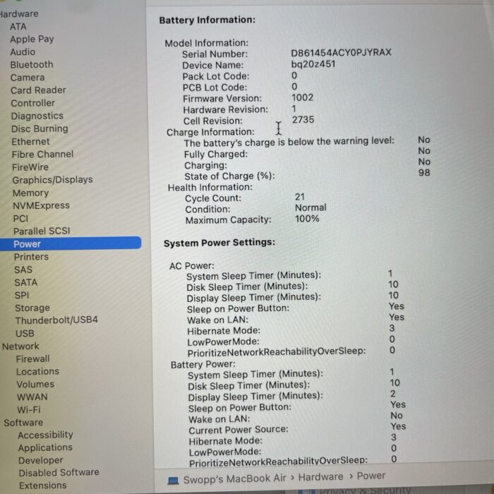 Macbook Air M1 13" 256Gb Space Grey - Image 6