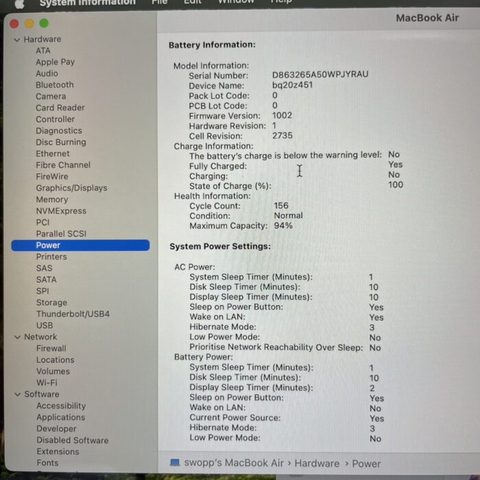 Macbook Air M1 256GB Silver - Image 7