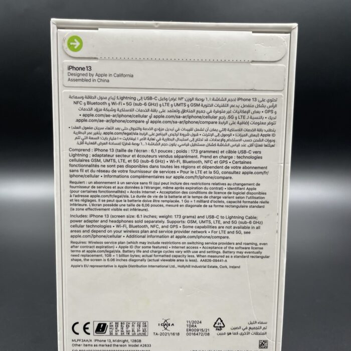iPhone 13 128GB Midnight (Brand new / Sealed) - Image 3