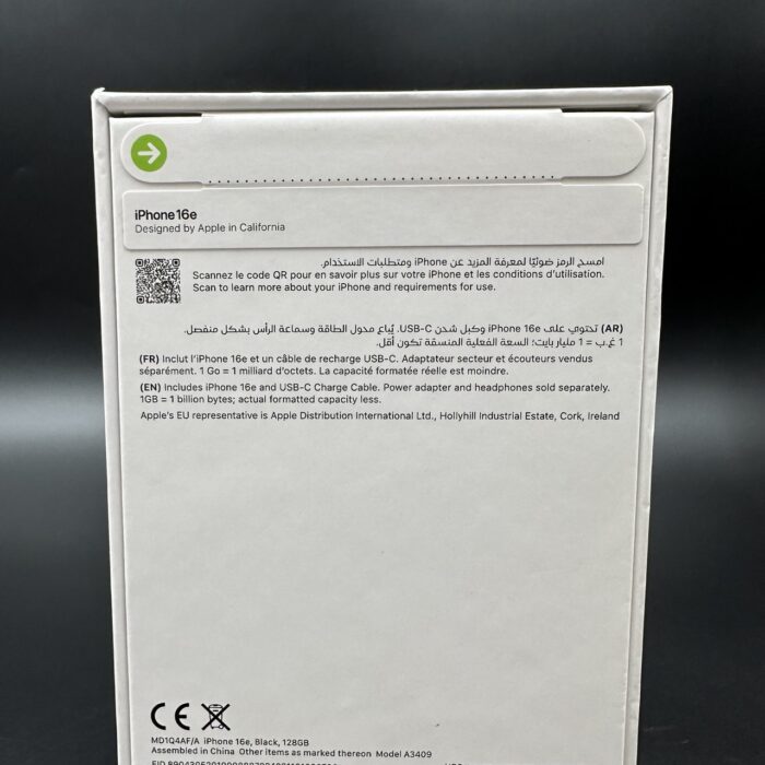 iPhone 16e 128GB Black (Brand New / Sealed) - Image 3
