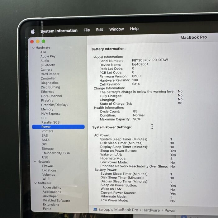 Macbook Pro 16" M1 Pro 512GB | 16GB Ram | Space Gray - Image 7