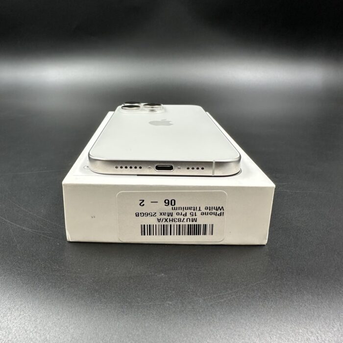 iPhone 15 Pro Max 256GB White Titanium - Image 4