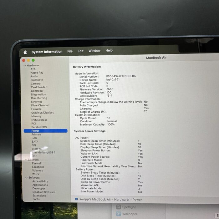 Macbook Air M2 13" 256GB Midnight - Image 5