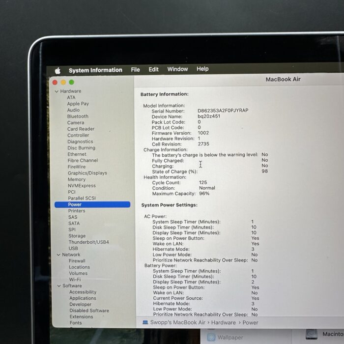 Macbook Air M1 13" 8GB 256GB Space Grey - Image 6