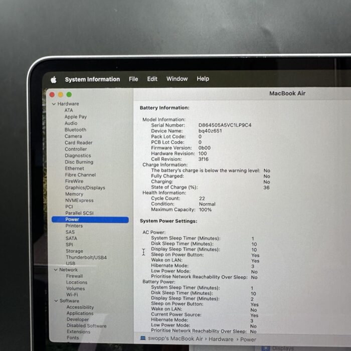 Macbook Air M3 15-inch 16GB 256GB Space Grey - Image 6