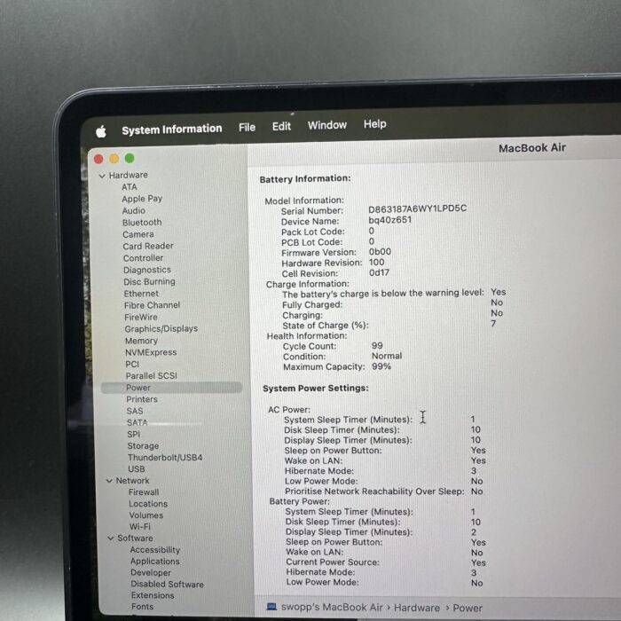 Macbook Air M2 15-inch 256GB Midnight - Image 5