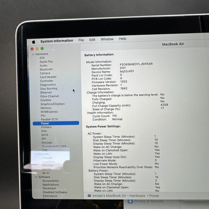 Macbook Air 13" 2019 128GB SSD | Intel Core i5 | 8GB Ram | Space Grey - Image 6