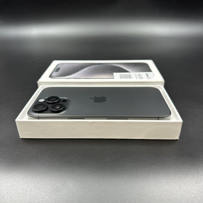 iPhone 15 Pro Max 256GB Black Titanium (E-SIM Only) - Image 2