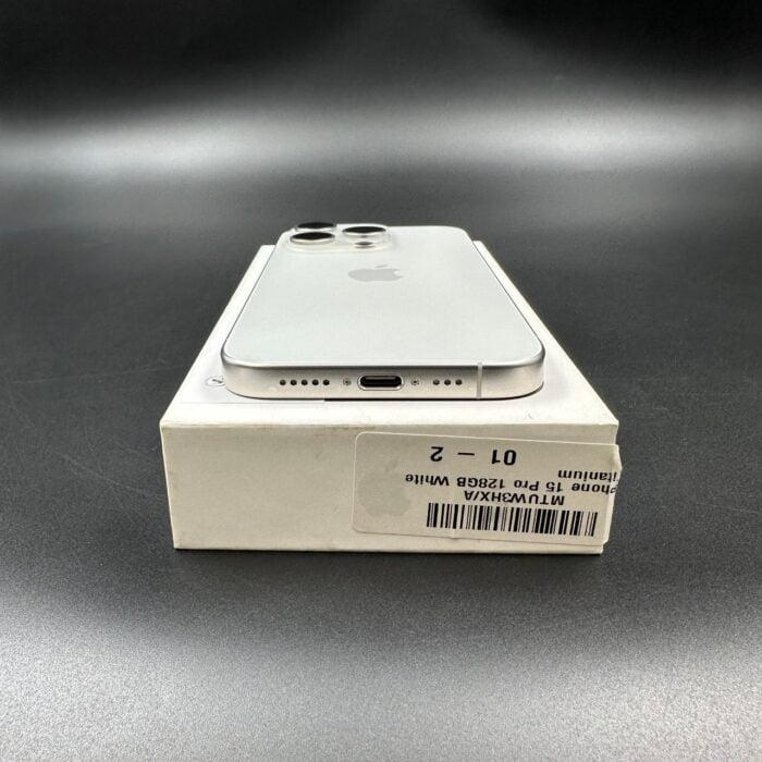 iPhone 15 Pro 128GB White Titanium - Image 4