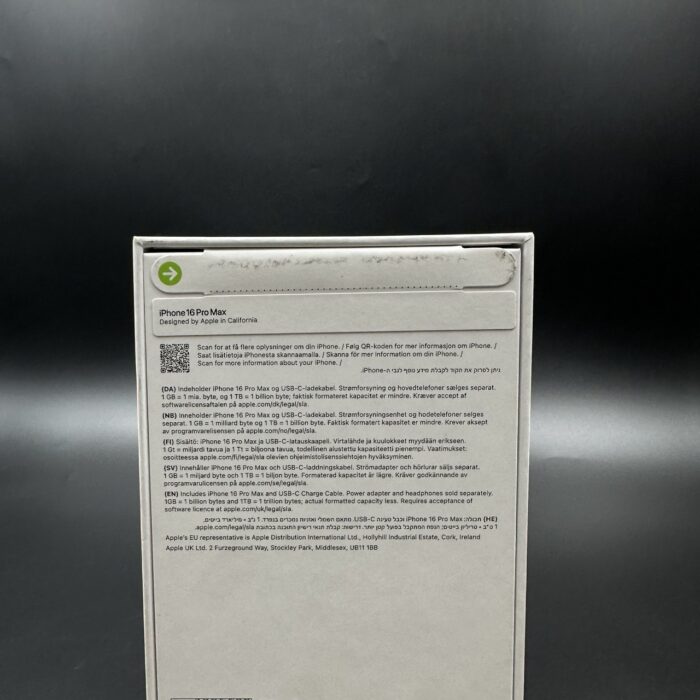 iPhone 16 Pro Max 256GB Black Titanium (Brand New / Sealed) - Image 3