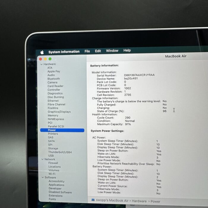 Macbook Air M1 13" 8GB 256GB Space Grey - Image 10