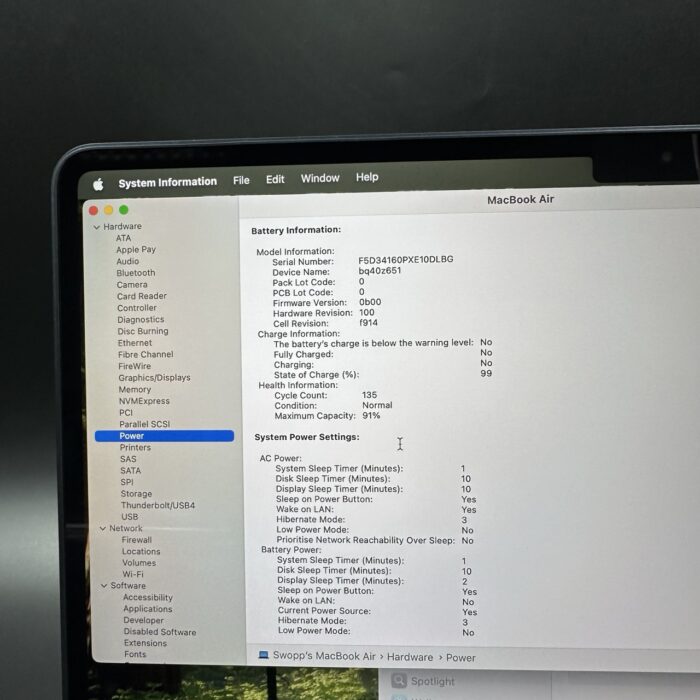 Macbook Air M2 13" 256GB Midnight - Image 5
