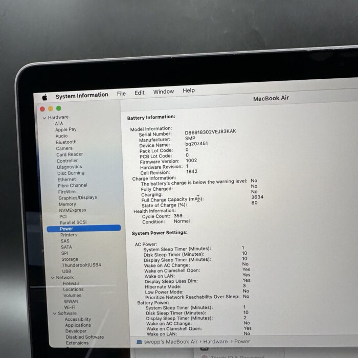 Macbook Air 13" 2019 128GB SSD | Intel Core i5 | 8GB Ram | Space Grey - Image 5