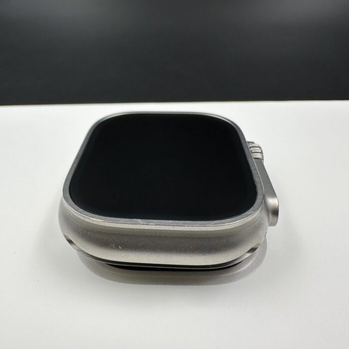 Apple Watch Ultra 2 49MM Natural Titanium Navy Ocean Band - Image 5
