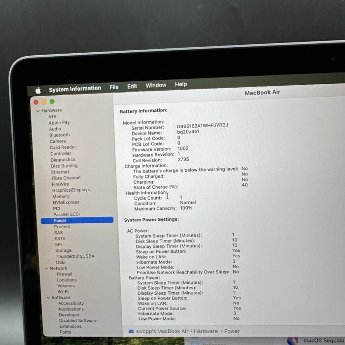 Macbook Air M1 13" 256GB Space Grey - Image 5