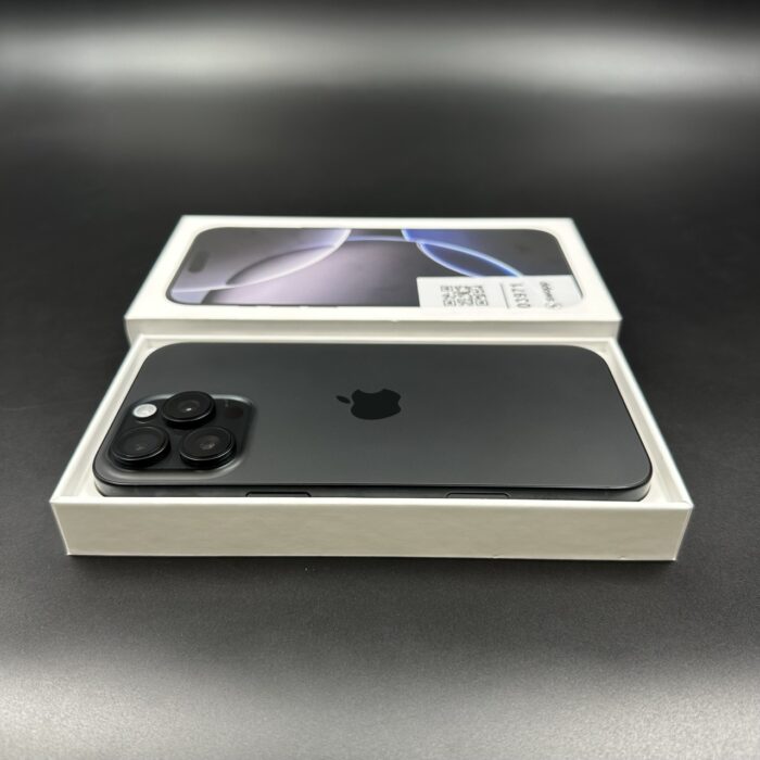 iPhone 16 Pro Max 256GB Black Titanium (E-Sim Only) - Image 2