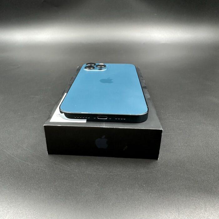 iPhone 12 Pro Max 256GB Pacific Blue (Cracked Screen) - Image 4