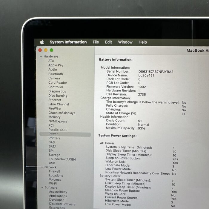 Macbook Air M1 8GB 256GB Silver - Image 5