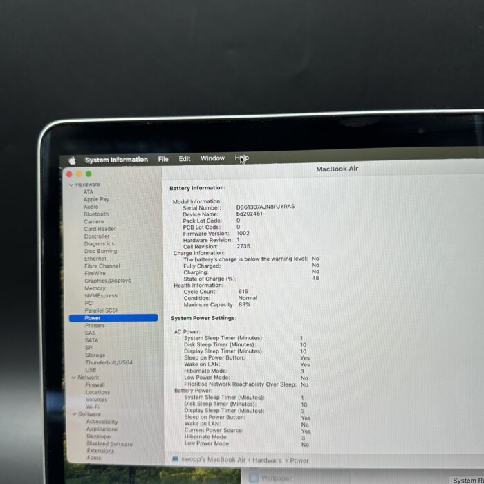 Macbook Air M1 8GB 256GB Silver - Image 5