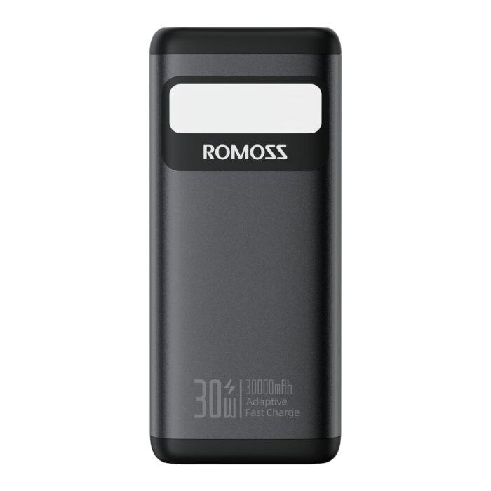 Romoss PMT30 30000mAh 30W Fast Charge Power Bank – Black - Image 4