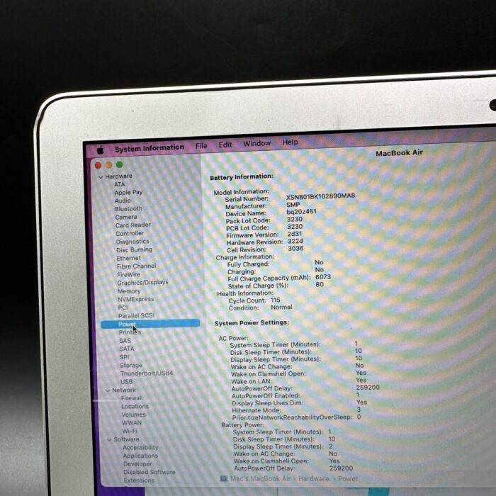 Macbook Air 13" 2017 1.8Ghz | 128GB SSD | 8GB Ram | Core i5 Silver - Image 8