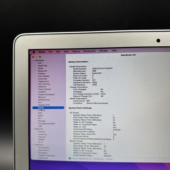 Macbook Air 13" 2017 1.8Ghz | 128GB SSD | 8GB Ram | Core i5 Silver - Image 7