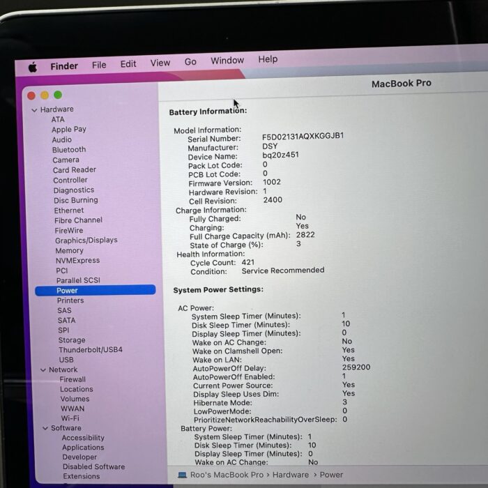 Macbook Pro 13" 2016 2.0Ghz | 256GB SSD | 8GB Ram | Core i5 Space Grey - Image 6