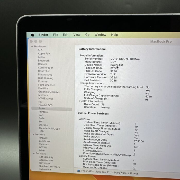 Macbook Pro 13" 2017 2.3Ghz | 128GB SSD | 8GB Ram | Core i5 Space Grey - Image 7