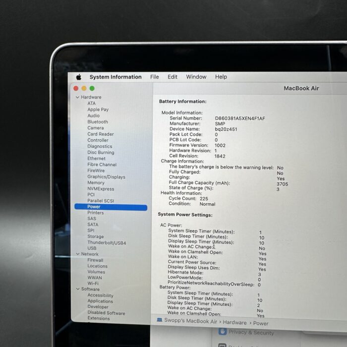 Macbook Air 13" 2019 1.6GHz | 256GB SSD | 8GB Ram | Core i5 Space Grey - Image 6