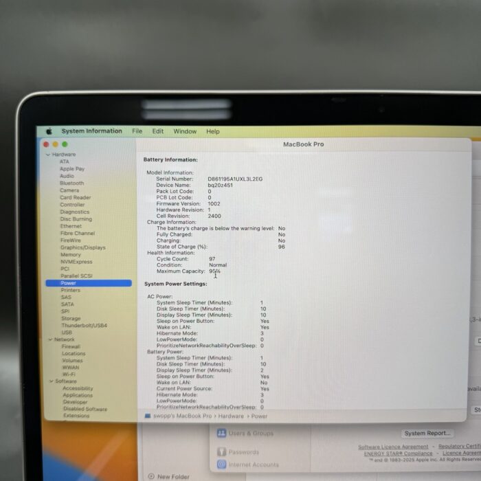 Macbook Pro M1 13" 512GB | 8GB Ram | Space Grey - Image 8