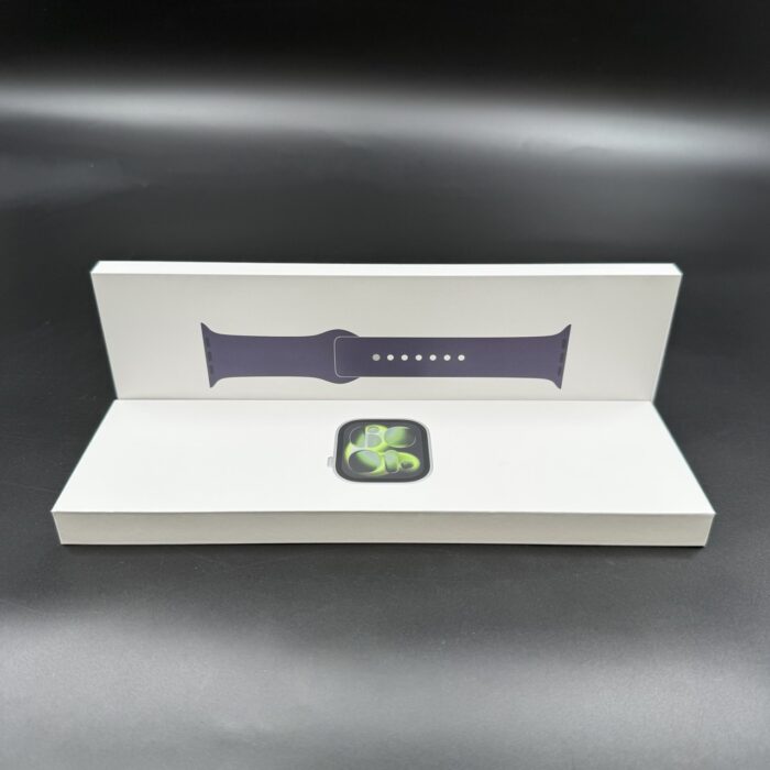 Apple Watch Series 11 GPS 42mm Silver Aluminium Case with Purple Fog Sport Band - Image 2