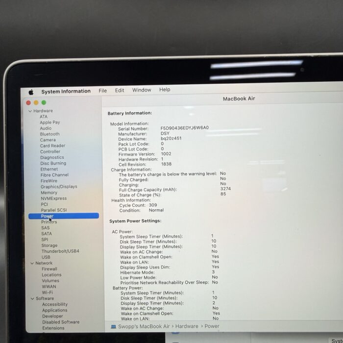 MacBook Air 13" 2019 1.6GHz | 128GB SSD | 8GB Ram | Core i5 Space Grey - Image 6
