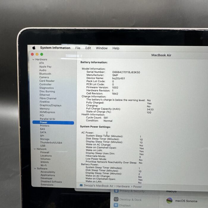 Macbook Air 13" 2018 128GB SSD | Intel Core i5 | 8GB Ram | Space Grey - Image 8