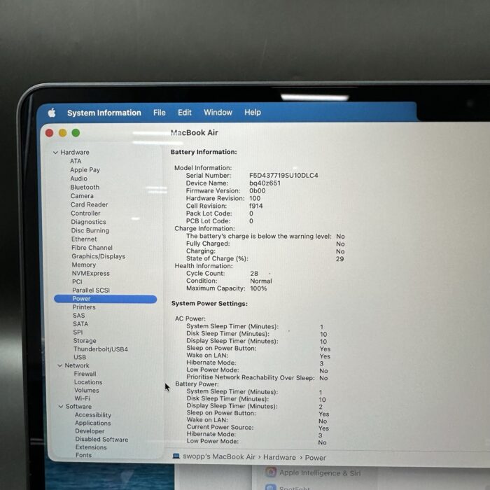 Macbook Air M3 13-inch 8GB 256GB Midnight - Image 6