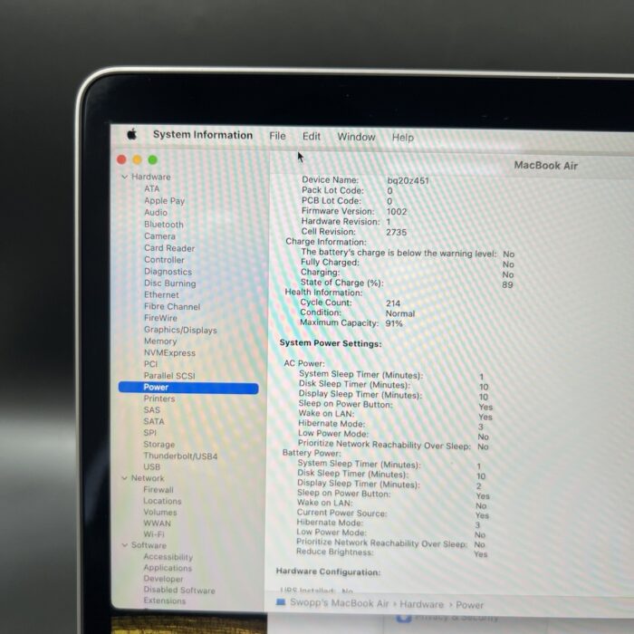 Macbook Air M1 13" 8GB 256GB Space Grey - Image 8