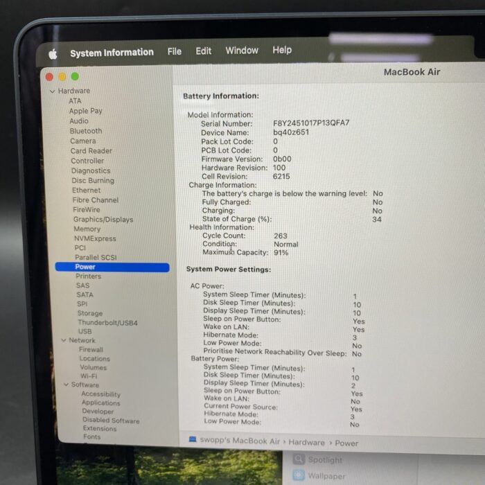 Macbook Air M2 13" 512GB Midnight - Image 6