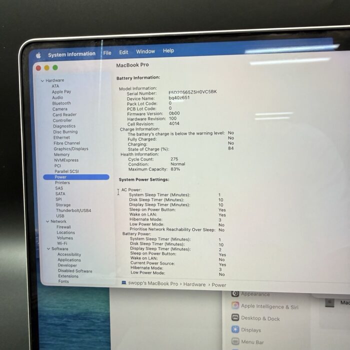 Macbook Pro 16" M1 Pro 32GB Ram 512GB Silver - Image 6