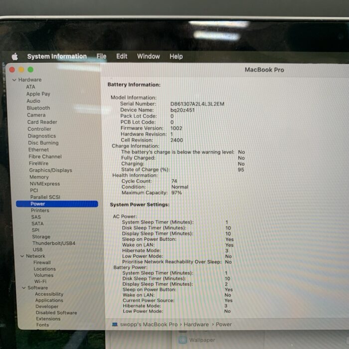 Macbook Pro M1 13" 256GB | 16GB Ram | Space Grey - Image 6