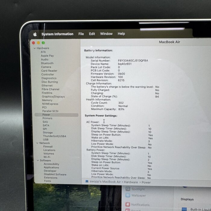 Macbook Air M2 13" | 8GB | 256GB SSD | Starlight - Image 5
